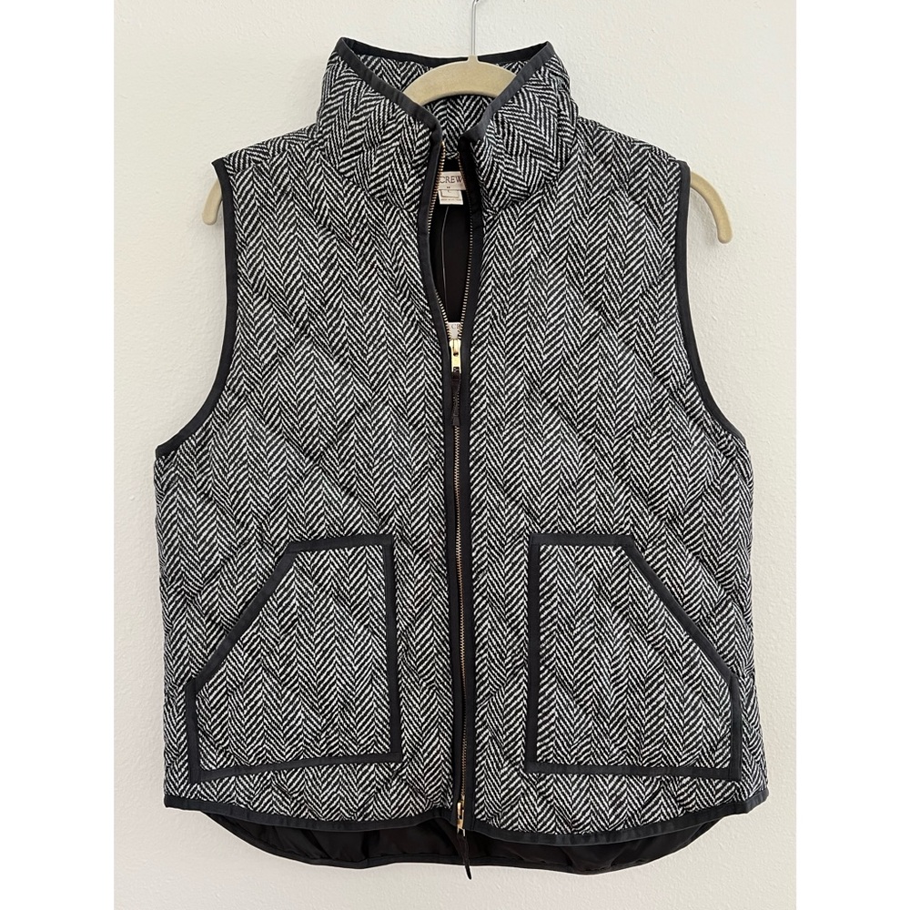 Herringbone Quilted Puffer Vest